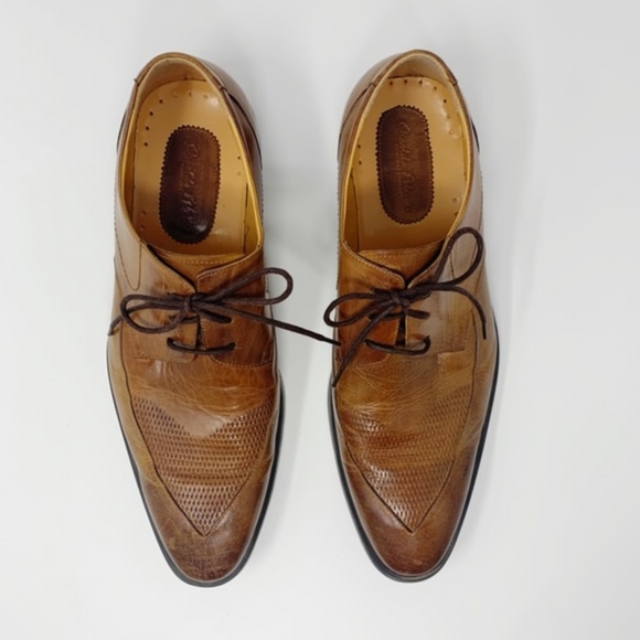 Osvaldo Pericoli Italian Leather Derby Dress Shoe main image 8